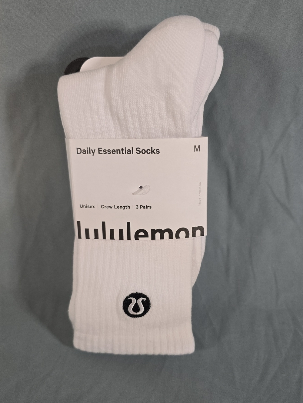 lululemon athletica White Daily Essential Crew Socks - 3 Pack